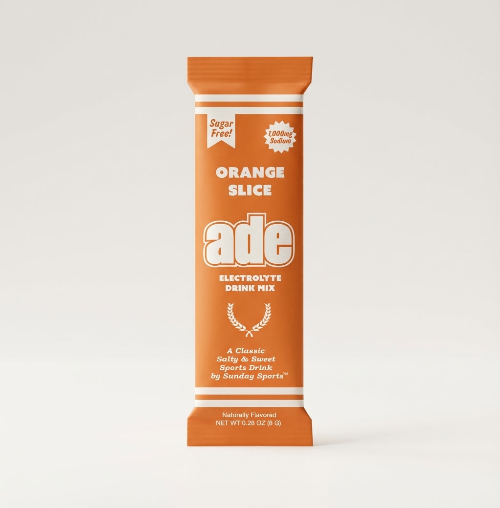 Orange Slice ade electrolyte drink mix package on a white background, bundle-selector