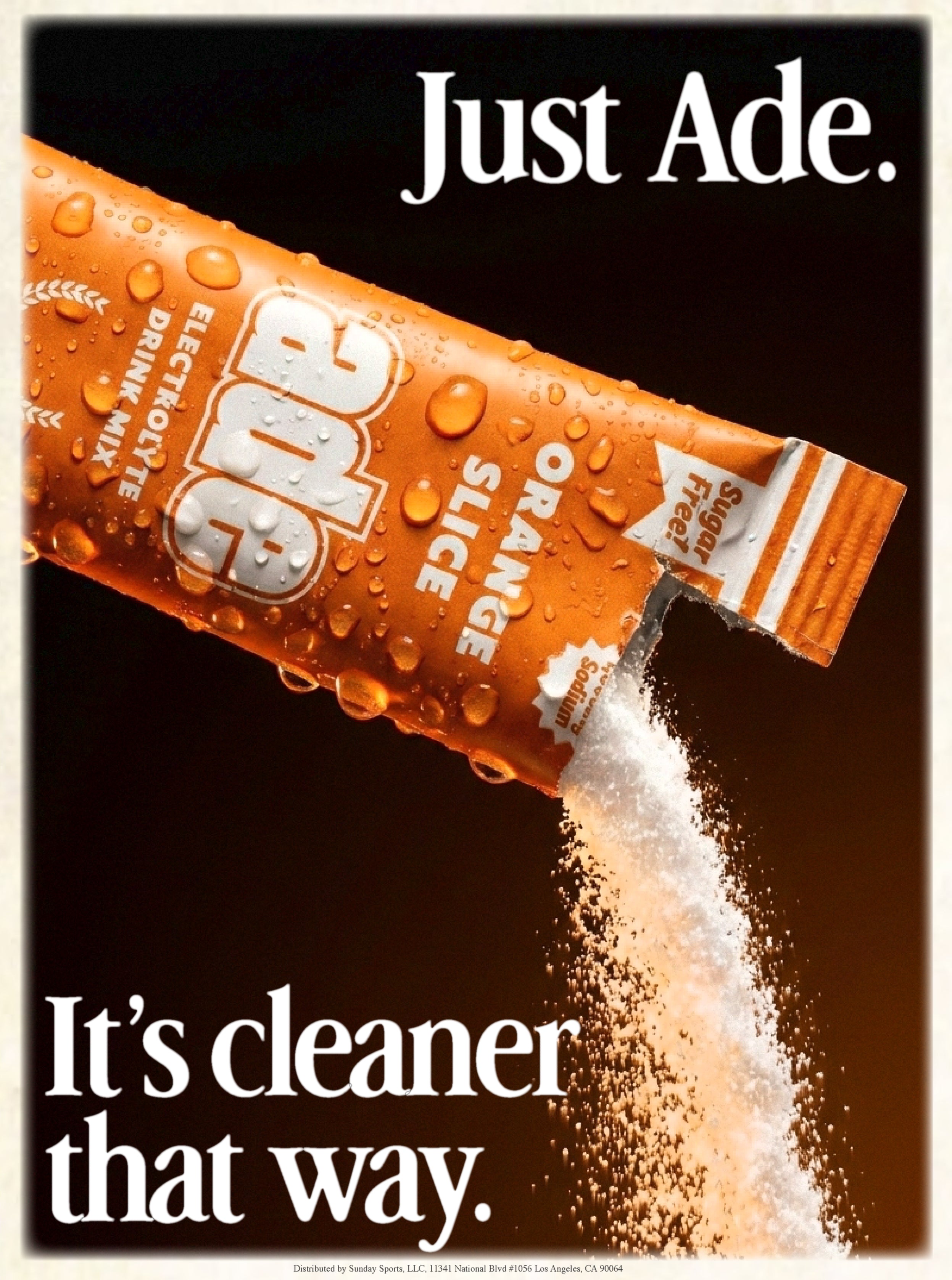 Just Ade, It's Cleaner That Way